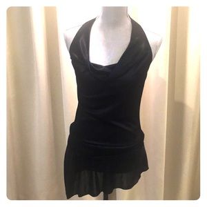 Black Halter with TieBack